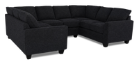 Made in Canada Customizable Sofa Lab Arc U-Shaped Sectional - Teddy Raven