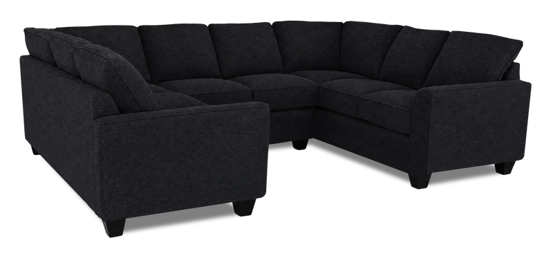 Made in Canada Customizable Sofa Lab Arc U-Shaped Sectional - Teddy Raven