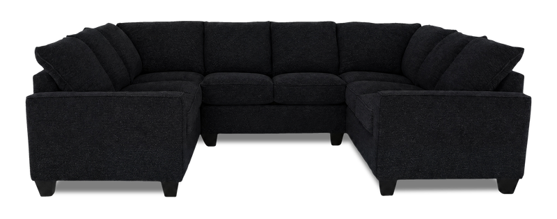 Made in Canada Customizable Sofa Lab Arc U-Shaped Sectional - Teddy Raven