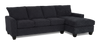 Made in Canada Customizable Sofa Lab Arc Right-Facing Fabric Sofa Chaise  – Teddy Raven | Sofa avec fauteuil long de droite personnalisable Arc de Sofa Lab fabriqué au Canada en tissu - Teddy Raven