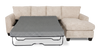 Made in Canada Customizable Sofa Lab Arc Fabric Right-Facing Sofabed Sectional - Plush Parchment | Sofa-lit sectionnel de droite personnalisable Arc de Sofa Lab fabriqué au Canada en tissu - Plush Parchment