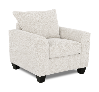 Made in Canada Customizable Sofa Lab Arc 40" Fabric Chair – Teddy Riverrock | Fauteuil personnalisable Roll de Sofa Lab de 40 po fabriqué au Canada en tissu - Teddy Riverrock