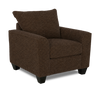 Made in Canada Customizable Sofa Lab Arc 40\" Fabric Chair – Teddy Walnut