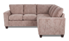 Made in Canada Customizable Sofa Lab Arc 2-Piece Fabric Sectional - Chenille Praline | Sofa sectionnel 2 pièces personnalisable Arc de Sofa Lab fabriqué au Canada en tissu - Chenille Praline
