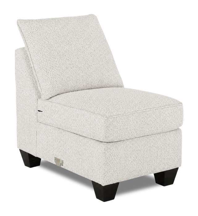 Made in Canada Customizable Sofa Lab Arc 46\" Fabric Armless Chair – Teddy Riverrock