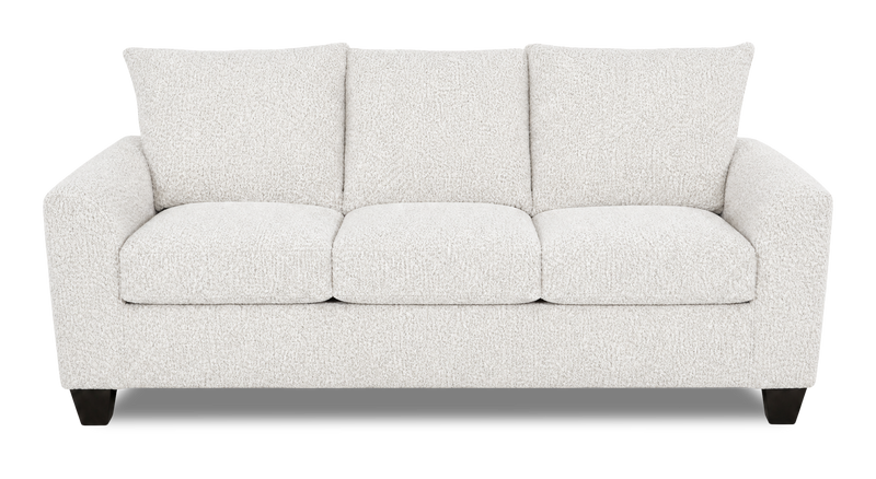 Made in Canada Customizable Sofa Lab Arc 38\" Fabric Sofa Bed - Teddy Snow
