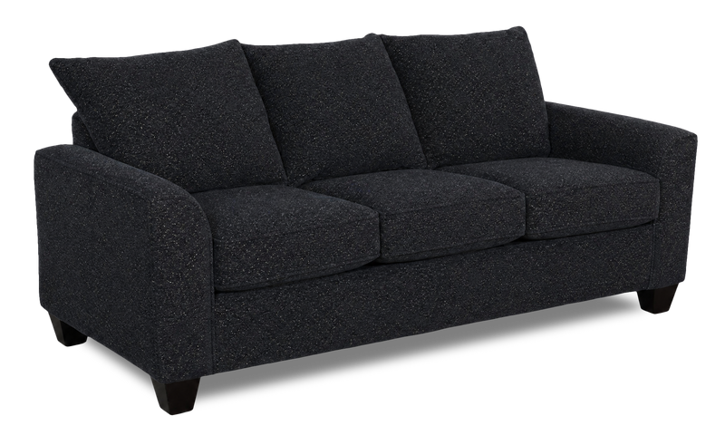 Made in Canada Customizable Sofa Lab Arc 38\" Fabric Sofa Bed - Teddy Raven