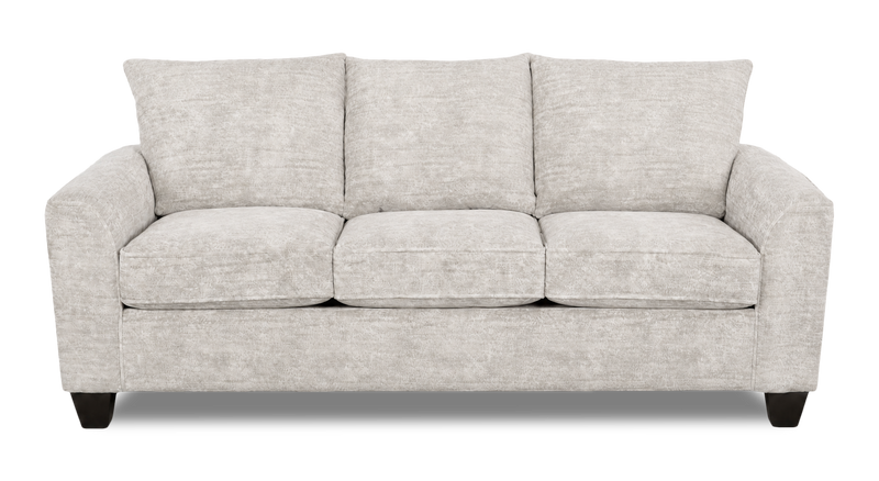 Made in Canada Customizable Sofa Lab Arc 86\" Fabric Sofa Bed - Plush Oyster