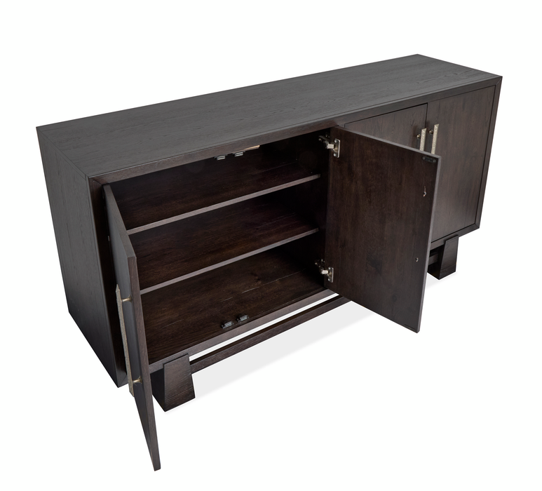 Arden Dining Sever with Storage, 66\"W - Espresso Brown