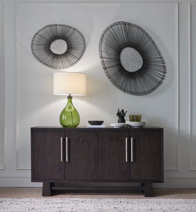 Arden Dining Sever with Storage, 66\"W - Espresso Brown
