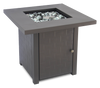 Aster Fire Pit Table, 28\"W, 40,000 BTU, Propane/Natural Gas Convertible, Metal