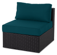 Barbados Armless Patio Chair – Blue 
