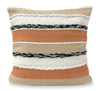 Bavaro Fabric Accent Pillow -Multi-Colour 