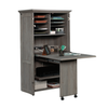 Boon 21.81" Storage Accent Cabinet with Fold Out Work Surface – Mystic Oak | Armoire décorative de rangement Boon de 21,81 po avec surface de travail pliable - chêne mystique
