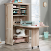 Boon 21.81" Storage Accent Cabinet with Fold Out Work Surface – Pacific Maple | Armoire décorative de rangement Boon de 21,81 po avec surface de travail pliable - érable Pacifique