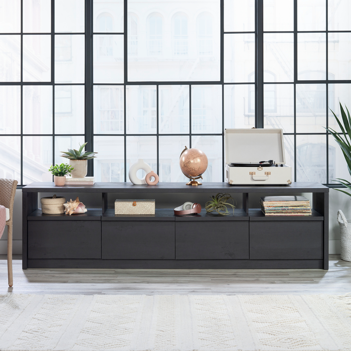 Bromley 81” 2-Piece TV Stand with Credenza for TVs up to 90” – Raven Oak