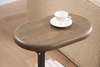 Cedric 18" Adjustable Accent Table – Walnut Oak and Black | Table d’appoint réglable Cedric de 18 po - chêne noyer et noir