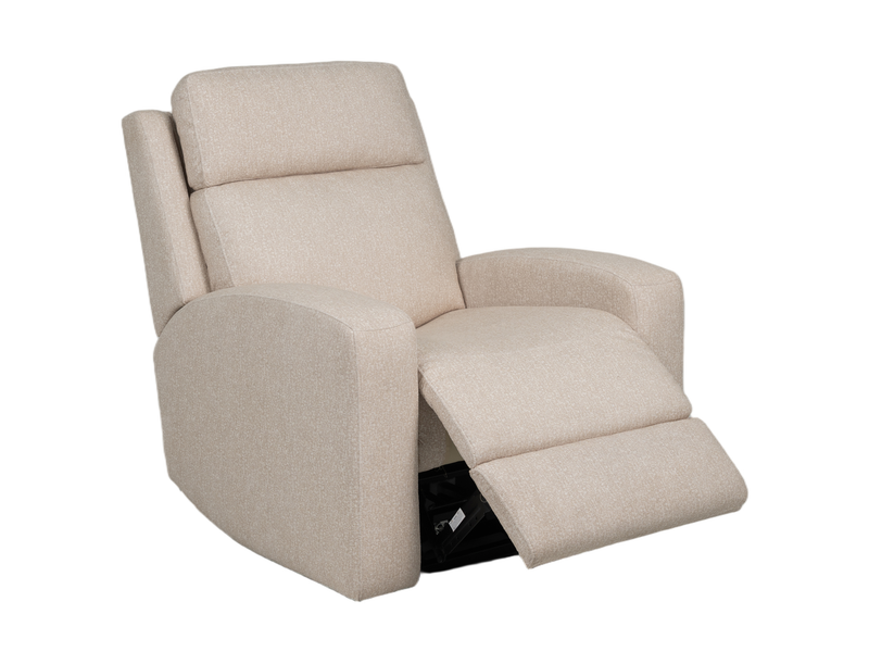 Charlotte 36.6” Fabric Auto Glider Power Reclining Chair with Power Headrest - Sand 