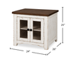 Croft 24” Country-Style End Table with Storage - Mocha | Table de bout Croft de 24 po de style champêtre avec rangement - moka