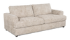 Made in Canada Customizable Sofa Lab Curve 88" Fabric Sofa – Plush Parchment | Sofa personnalisable Curve de Sofa Lab de 88 po fabriqué au Canada en tissu - Plush Parchment