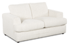 Made in Canada Customizable Sofa Lab Curve 65\" Fabric Loveseat - Teddy Riverrock