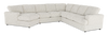 Made in Canada Customizable Sofa Lab Curve 4-Piece Left-Facing Sectional with Cuddler - Teddy Riverrock