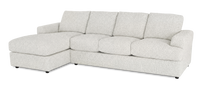 Made in Canada Customizable Sofa Lab Curve Left-Facing Fabric Sofa Chaise  – Teddy Riverrock 
