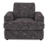 Made in Canada Customizable Sofa Lab Curve 40" Fabric Chair – Plush Charcoal | Fauteuil personnalisable Curve de Sofa Lab de 40 po fabriqué au Canada en tissu - Plush Charcoal