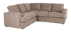 Made in Canada Customizable Sofa Lab Curve 2-Piece Fabric Sectional - Chenille Praline