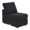 Made in Canada Customizable Sofa Lab Curve 24\" Armless Fabric Chair – Teddy Raven