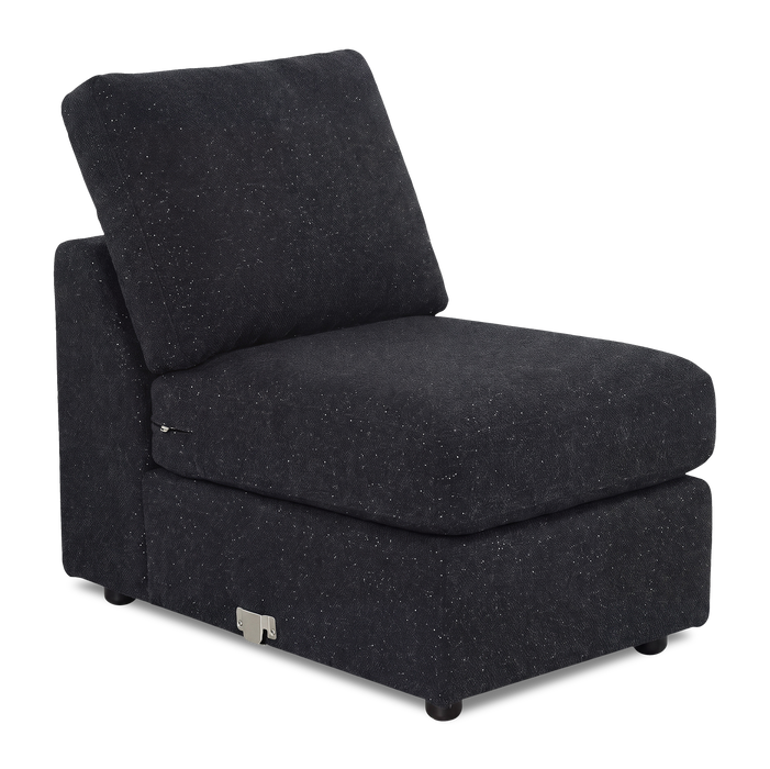 Made in Canada Customizable Sofa Lab Curve 24\" Armless Fabric Chair – Teddy Raven
