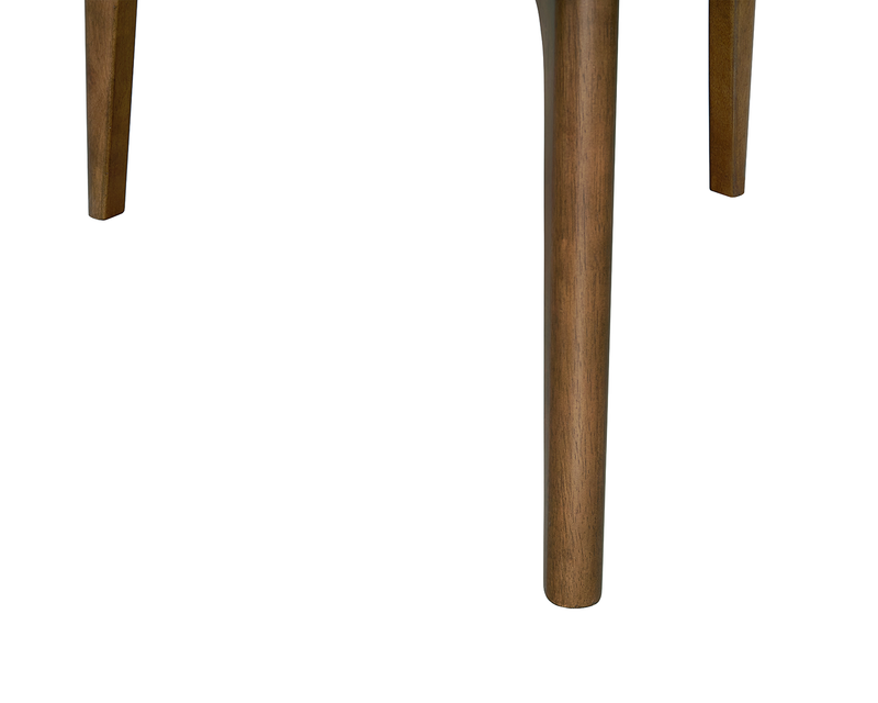 Deco 42.5” Modern Oval Coffee Table – Walnut
