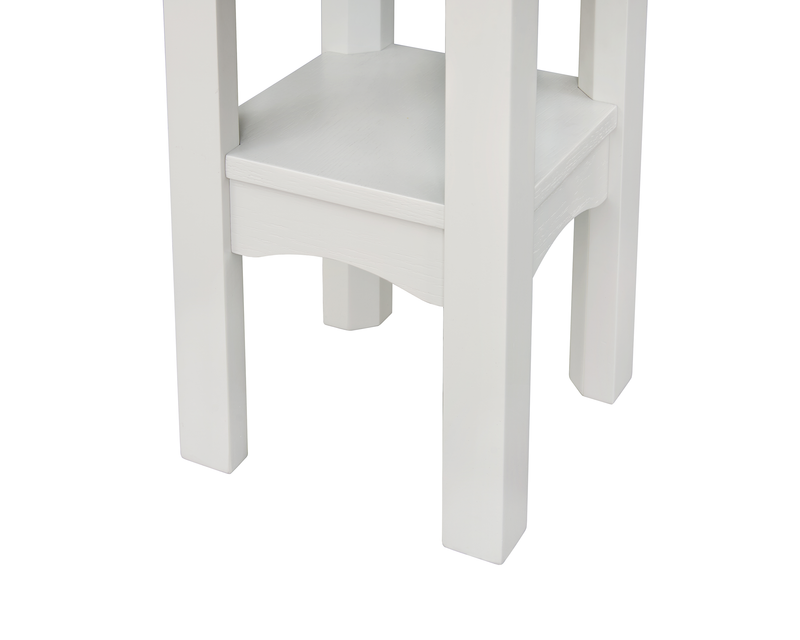 Dena 20” Modern Round End Table – Dove Grey