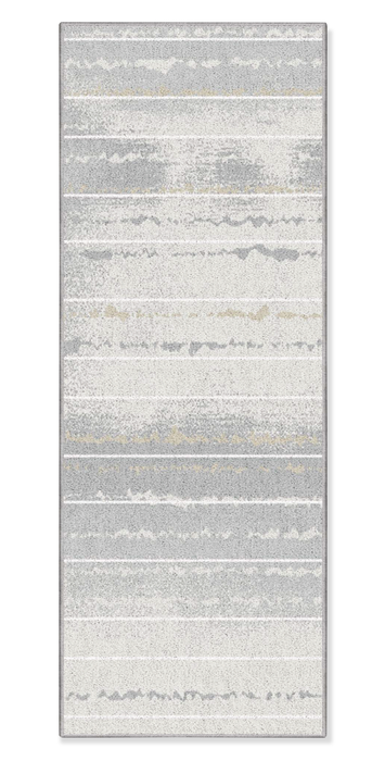 Ellison Grey Wave Runner Area Rug – 3’ x 7’ 