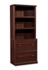 Goodwin 29.06” Modern 2-Shelf Bookcase with Drawers – Select Cherry | Bibliothèque moderne Goodwin de 29,06 po à 2 tablettes avec tiroirs - cerisier raffiné
