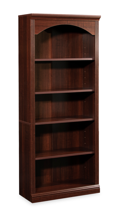 Halston 29.29” 5-Shelf Bookcase with Adjustable Shelves – Select Cherry 