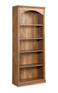 Halston 29.29” 5-Shelf Bookcase with Adjustable Shelves – Grand Walnut  
