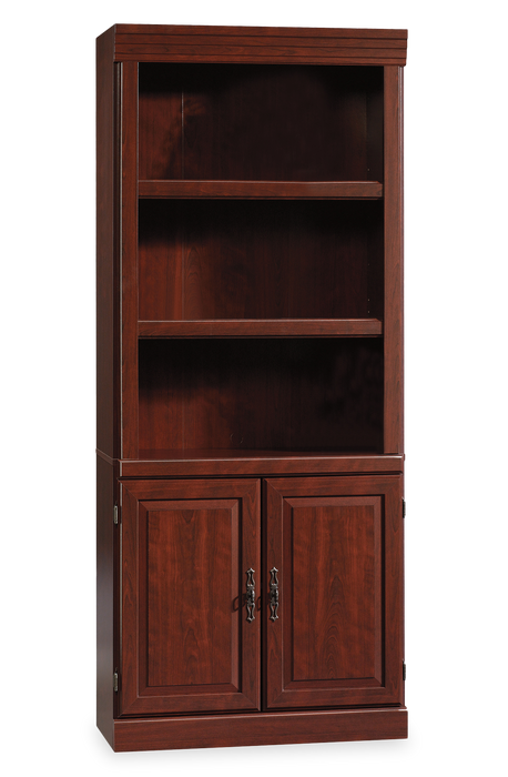 Heritage 29.8\" Bookcase with Doors – Classic Cherry