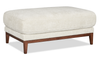 Horizon 44.09\" Fabric Ottoman - Stone
