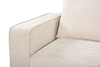 Infinity Modular 3-Piece Chenille Fabric Sofa Sectional – Taupe  | Sofa sectionnel modulaire Infinity 3 pièces en tissu de chenille - taupe