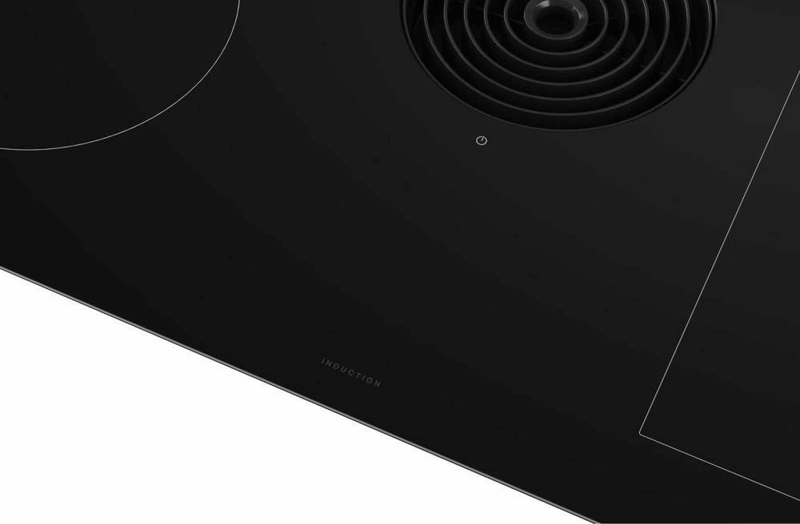 KitchenAid 36\" Induction Downdraft Cooktop with Bridge XL Even-Heat Zone - Black - KCID936SBL