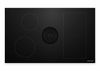 KitchenAid 36\" Induction Downdraft Cooktop with Bridge XL Even-Heat Zone - Black - KCID936SBL