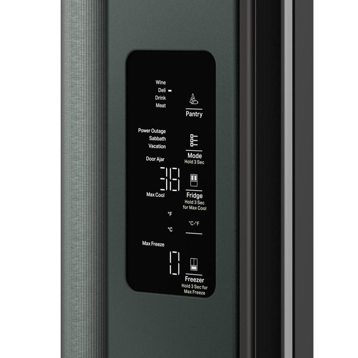 KitchenAid 35.6\" 23.1 Cu. Ft. Counter-Depth French Door Refrigerator – Juniper - KRFC536SJP