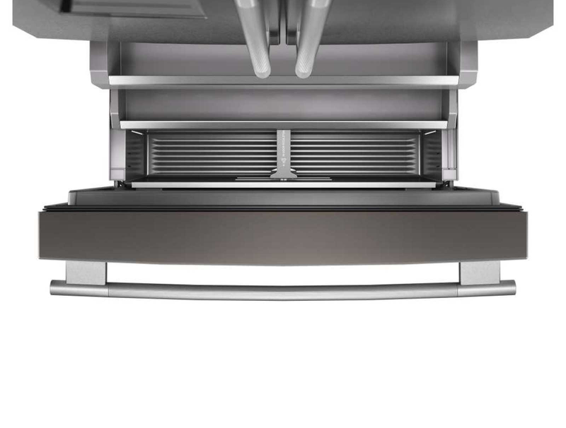 KitchenAid 36.6\" 23.9 Cu. Ft. Counter Depth French Door Refrigerator - Stainless Steel - KRFC736SPS