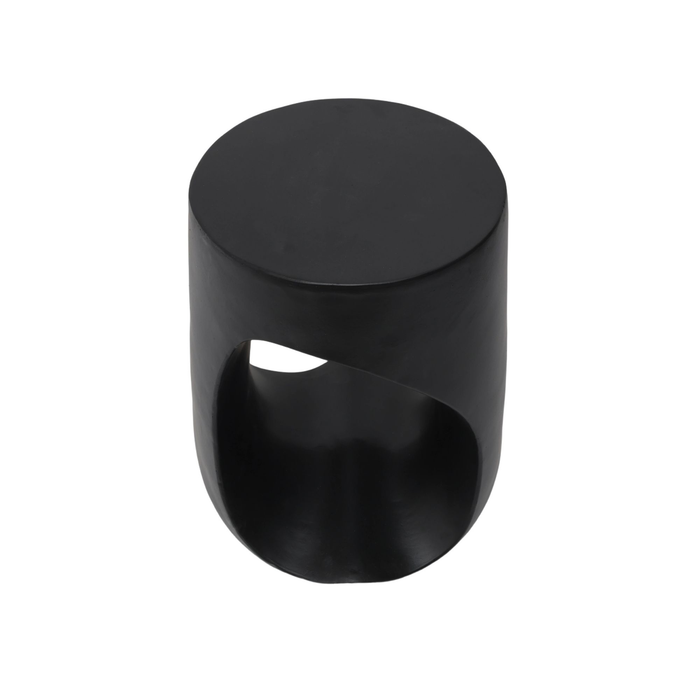Lana 17.9\" Modern End Table – Matte Black
