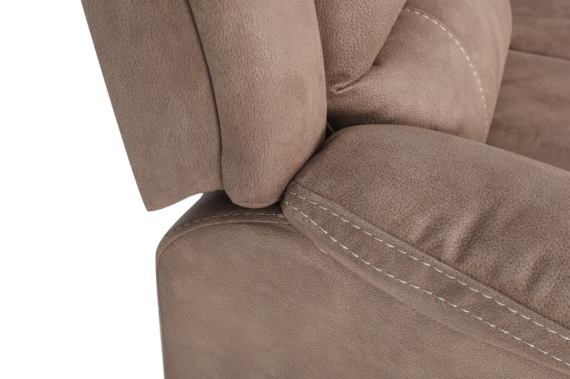  Marcel 6-Piece Fabric Power Reclining Sectional with Storage Console and USB Port - Warm Brown