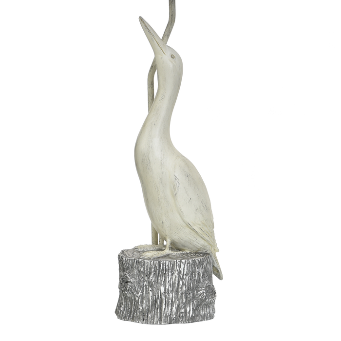 Misty 12\" Table Lamp with Fabric Shade – Villa Grey