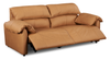 Momento 90" Genuine Leather Power Reclining Sofa – Caramel | Sofa à inclinaison électrique Momento de 90 po en cuir véritable - caramel