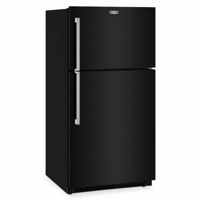 Maytag 33\" 21 Cu. Ft. Wide Top Mount Refrigerator with Garage Mode - Black - MRTX5121TB
