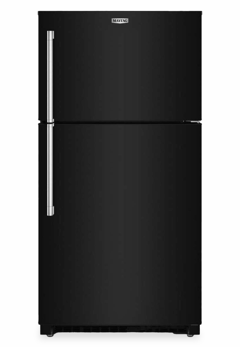 Maytag 33\" 21 Cu. Ft. Wide Top Mount Refrigerator with Garage Mode - Black - MRTX5121TB
